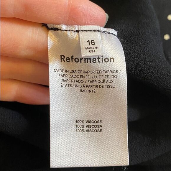 Reformation Rosi Midi Dress in Selene Print Size 16 - Picture 9 of 13